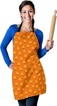 Pumpkin Pattern Apron - Printed Cute Custom With Name/Monogram Perfect Gift For Lover