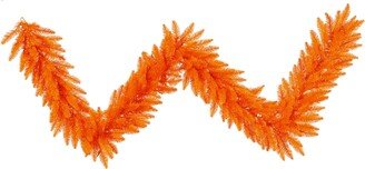 9' Orange Fir Artificial Christmas Garland