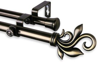 InStyleDesign Rhea Adjustable Double Curtain Rod