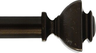 Bruce Adjustable Single Curtain Rod 72