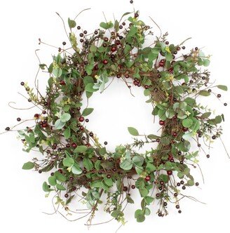 Christmas Farm House Wreath - 22 Inch