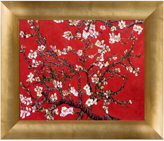 Overstock Art Branches Of An Almond Tree In Blossom, Ruby Red By Vincent Van Gogh