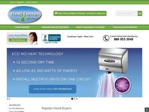 Hand Dryers And More Promo Codes & Coupons