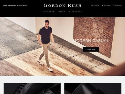 Gordon Rush Promo Codes & Coupons