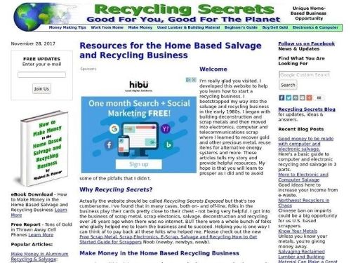 Recyclingsecrets.com Promo Codes & Coupons