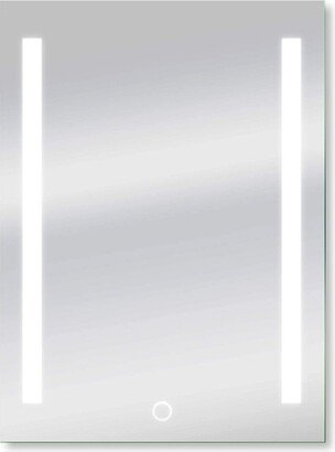 Catella Tri-Color LED Vanity Mirror w/ Touch ON/OFF Dimmer & Fog Free Function - 24x34