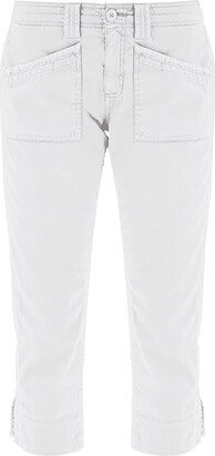 Arden Crop Pants (White) Women's Clothing