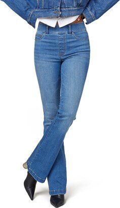 Flare Leg Pull-On Jeans