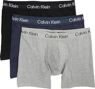 Khakis Cotton Stretch Boxer Brief 3-Pack (Black/Speakeasy/Grey Heather) Men's Underwear