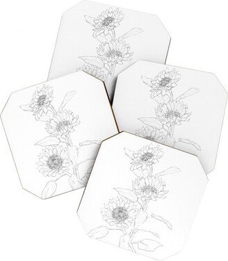 Nadja Sunflower Line Sami Coaster Set