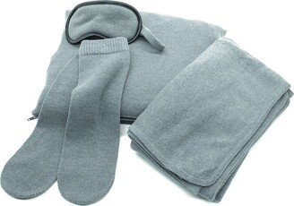 Travel Throw & Eye Mask Set