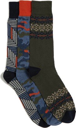 Assorted 3-Pack Crew Socks