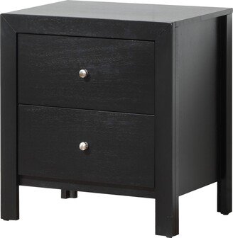 Laurel Black Nightstand