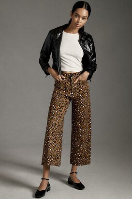 The Colette Cropped Wide-Leg Ponte Pants