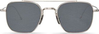 Pilot-Frame Tinted Sunglasses