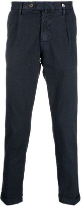 Mid-Rise Slim-Cut Trousers-AG