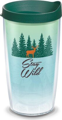 Tervis Stay Wild Made in Usa Double Walled Insulated Tumbler Travel Cup Keeps Drinks Cold & Hot, 16oz, Classic