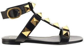 Garavani Roman Stud Flat Sandals-AA