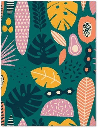 Journals: Retro Tropical Pattern Journal, Multicolor