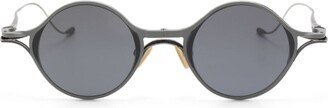 Tinted-Lenses Round-Frame Sunglasses