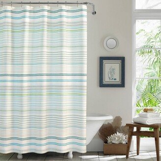 La Scala Breezer Shower Curtain Green