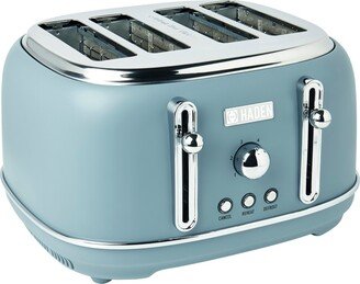 Highclere 4-Slice, Wide Slot Toaster with Bagel and Defrost Settings Browning Control - 75026