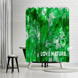 71 x 74 Shower Curtain, Emotional Art Love Nature by Melanie Viola