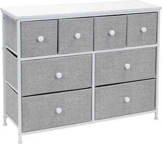 Drawer Fabric Dresser for Bedroom Home and More Blue