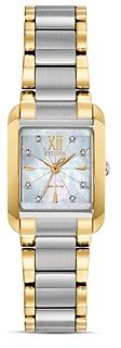 Bianca Mother-of-Pearl Dial & Diamond Index Watch, 22mm x 28mm