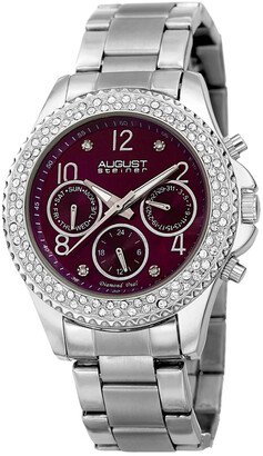 Women's Stainless Steel Diamond Watch-AC