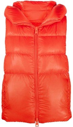 Globe padded gilet