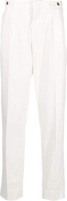 Waist-Tab Cotton Trousers