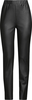 Vegan Leather Leggings-AA