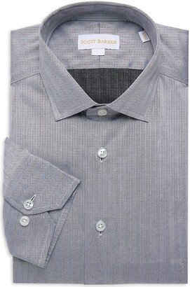 Scott Barber Herringbone Dress Shirt