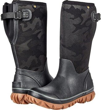 Whiteout Tonal Camo Adjustable Calf (Black) Women's Shoes