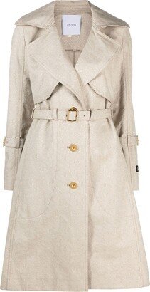 Belted Trench Coat-AM