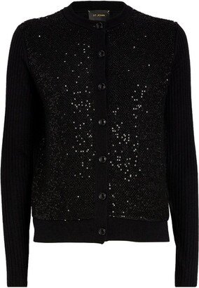 Sequin Knit Cardigan-AA