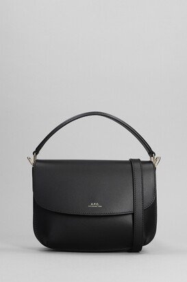 Sarah Mini Hand Bag In Black Leather