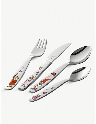 Emilie 4-piece Children's Stainless Steel Cutlery set