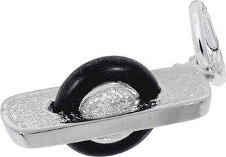 Rembrandt Charms® One Wheel Board in Sterling Silver