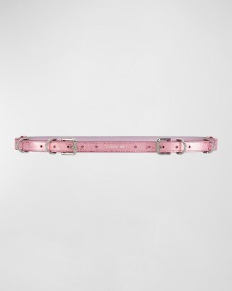 Voyou Metallic Buckle Belt