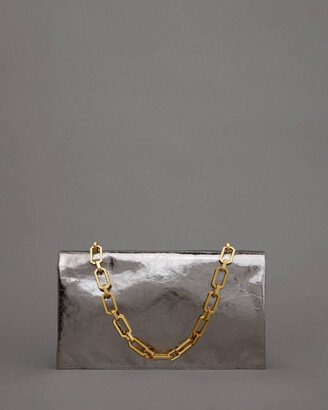 Akira Leather Removable Chain Clutch Bag