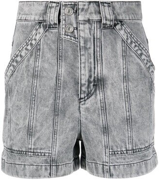 MARANT ÉTOILE Panelled Denim Shorts