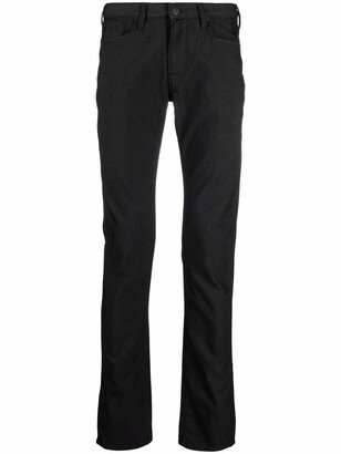 Logo-Plaque Slim-Cut Trousers-AA