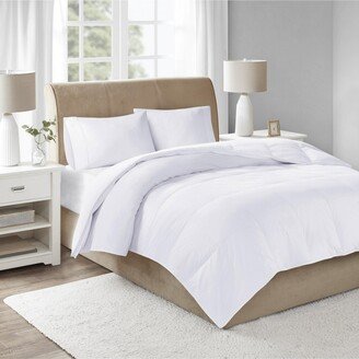 Gracie Mills Sleep Philosophy True North Level 3 Down Comforter, White - Full/Queen