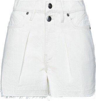 Denim Shorts White