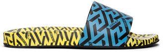 Blue & Yellow 'La Greca' Print Slides