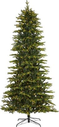 9’ Belgium Fir “Natural Look” Prelit LED Artificial Christmas Tree