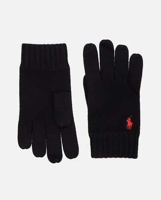 Signature Pony Knit Touch Gloves-AA