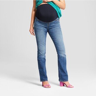 Over Belly Bootcut Maternity Jeans - Isabel Maternity by Ingrid & Isabel™ Dark Wash